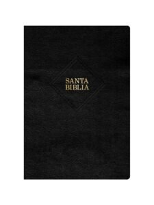 Biblia RVR 1960 Letra Supergigante, Negro Piel Fabricada con índice