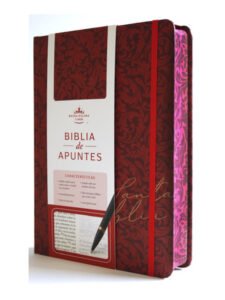 Biblia RVR60 Apuntes Vinotinto Flores