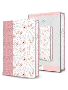 Biblia RVR60 Rosada Flores Letra Gigante