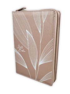 Biblia NBLA Oro Rosa Bolsillo Con Cierre
