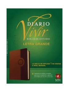 NTV Biblia de Estudio LG sentipiel 6 Biblia de Estudio Diario Vivir NTV, Letra Grande