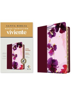 Biblia NTV Letra Grande Jardín Morado Índice