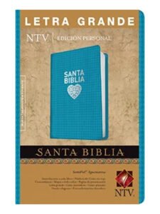 Biblia NTV Letra Grande Personal Aguamarina