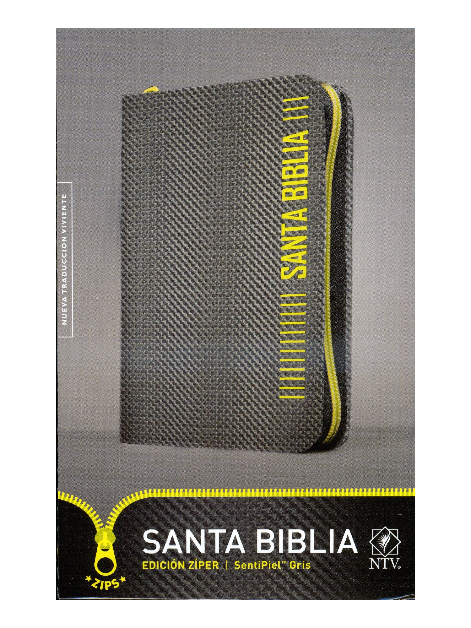 Biblia NTV Hombre Edición Zipper Gris 2 Biblia NTV Hombre Edición Zipper Gris - Image 2