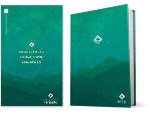 Biblia NTV de Estudio Diario Vivir para Jóvenes Azul Oscuro Símil Piel con Índice 9 Biblia Diario Vivir de Estudio Jóvenes