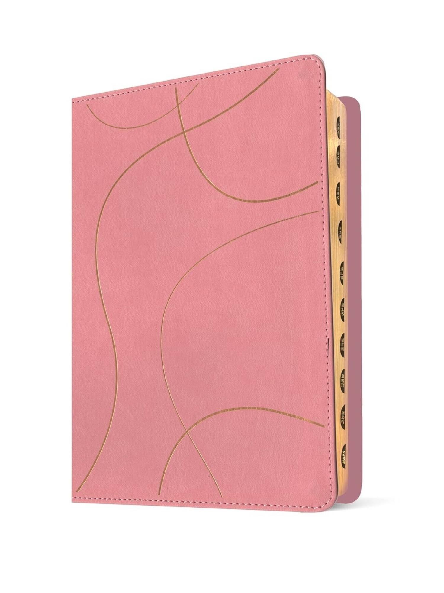 Biblia NTV de Estudio Diario Vivir para Jóvenes 1 Biblia Diario Vivir de Estudio Jóvenes Simil piel Rosa pastel