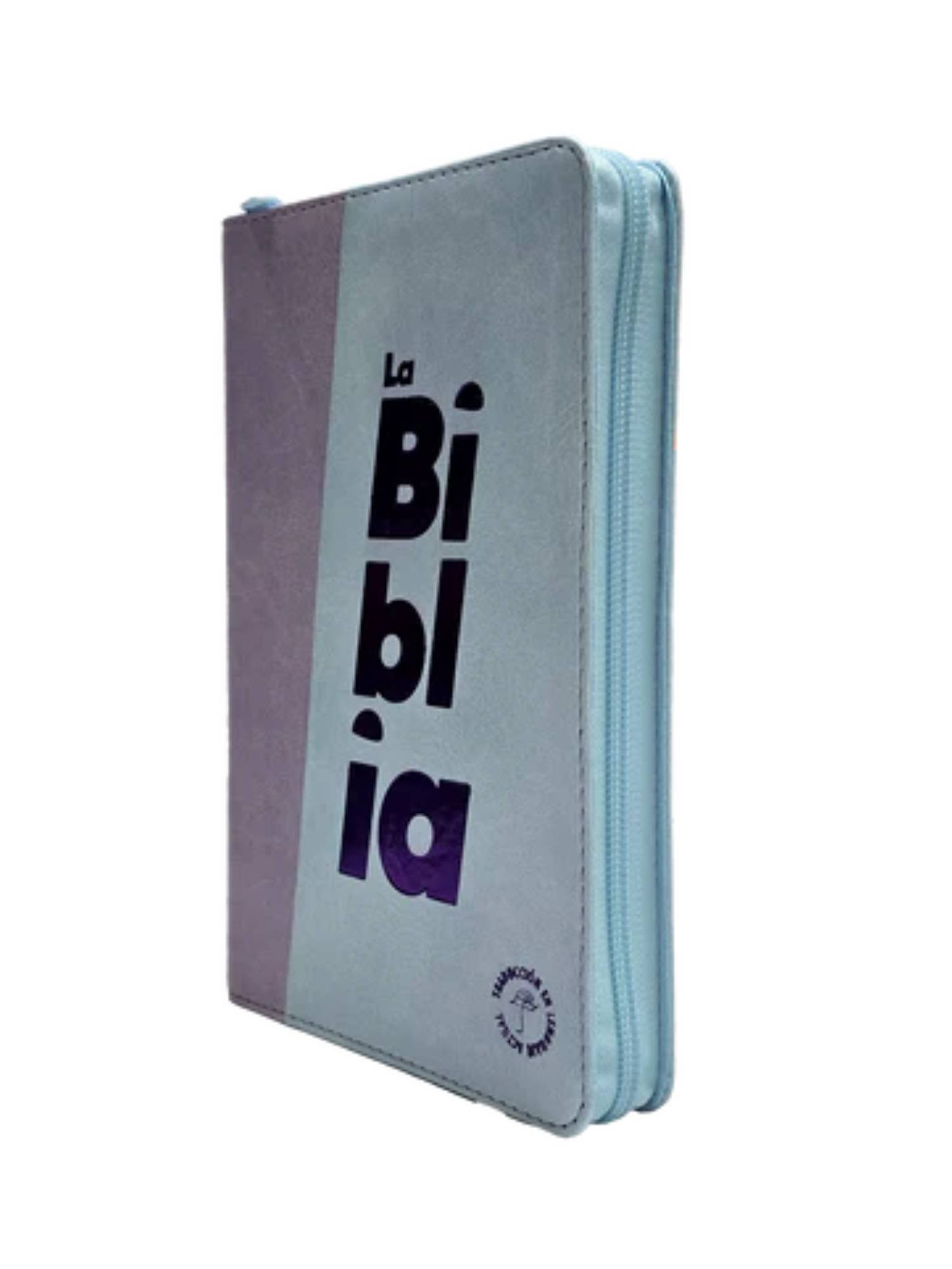 Biblia TLA 066ZLG Bicolor Azul Claro - Morado 2 Biblia TLA 066ZLG Bicolor Azul Claro - Morado - Image 2