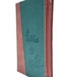 Biblia TLA Letra Grande con Cierre Bicolor Lila Morado y Verde – imagen 3