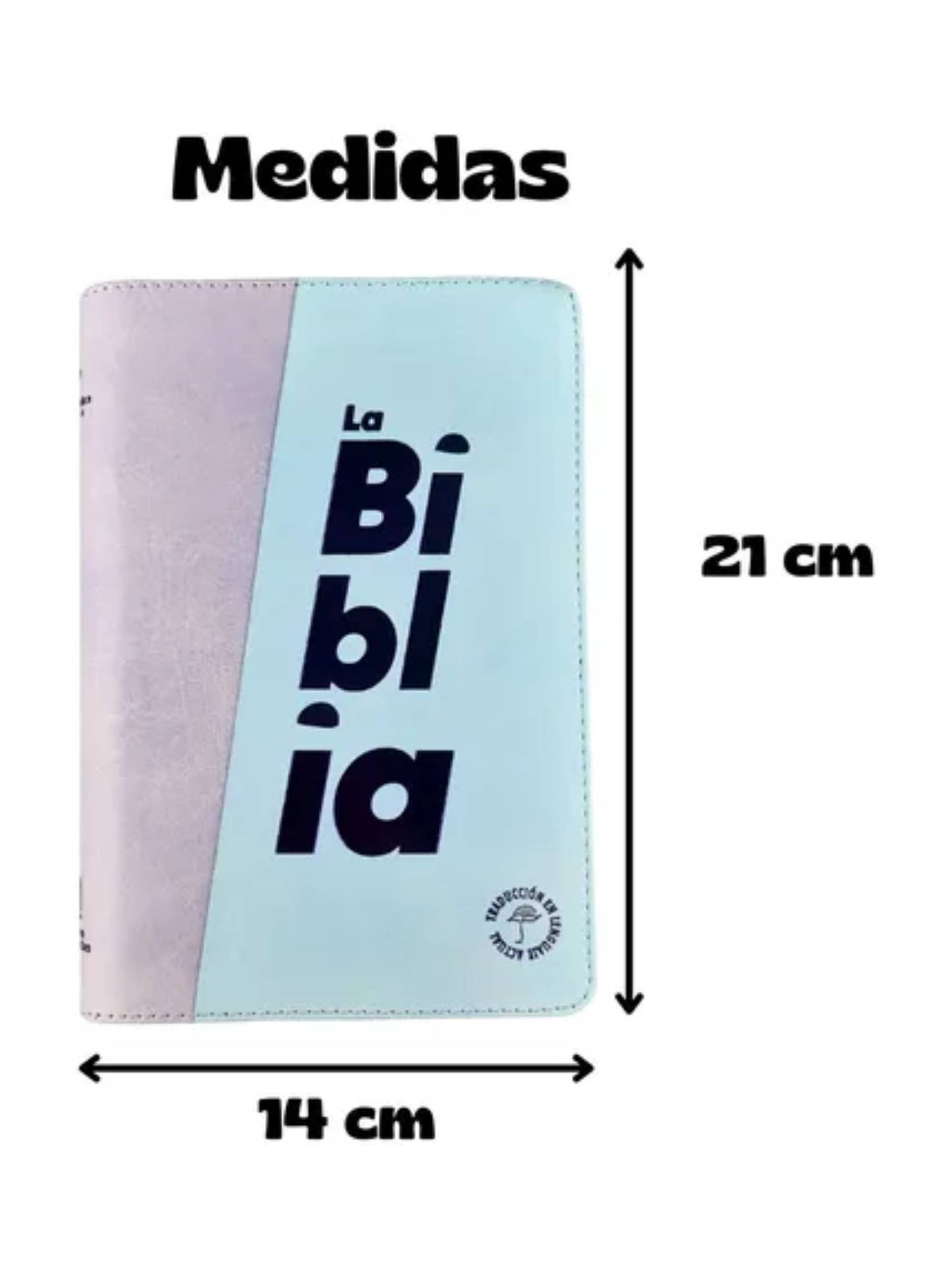 Biblia TLA 066ZLG Bicolor Azul Claro - Morado 3 Biblia TLA 066ZLG Bicolor Azul Claro - Morado - Image 3