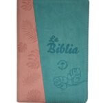Biblia TLA 066ZLG verde menta rosa