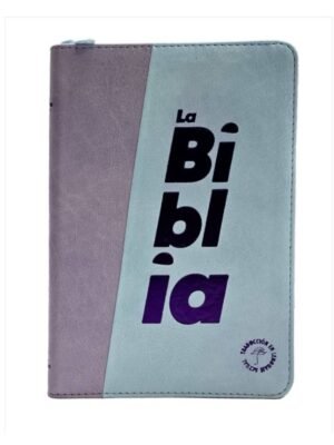 La Biblia TLA 066ZLG Bicolor Azul Claro - Mora: Un Encuentro con la Palabra Viva