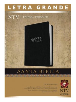 Biblia NTV Compacta Letra Grande Edición Personal Negra