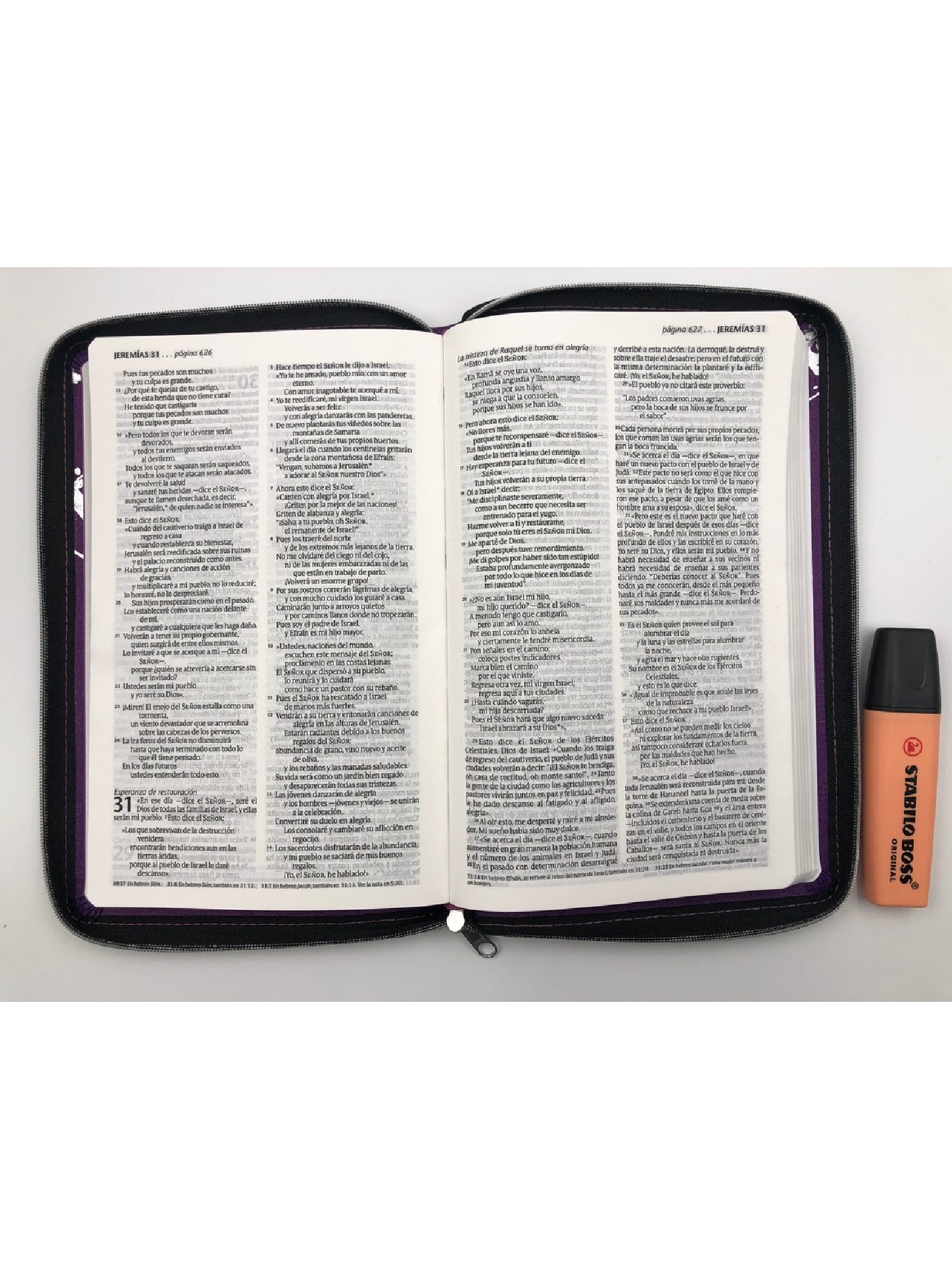NTV Biblia Agenda Ziper, Purpura 3 NTV Biblia Agenda Ziper, Purpura - Image 3