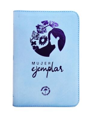 Biblia TLA Mujer Ejemplar Azul Canto Plateado – Inspiración para cada día