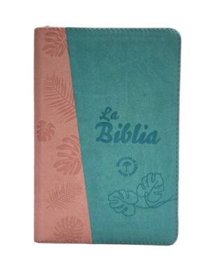 Biblia TLA 066ZLG verde menta rosa