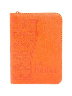 Biblia TLA Naranja Con Cremallera