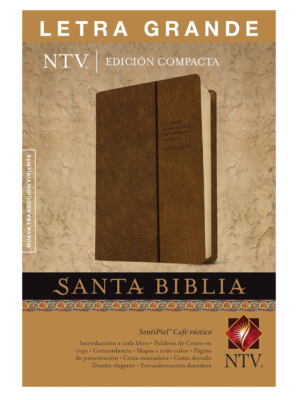 Biblia NTV Compacta Letra Grande Café