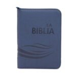 TLA Biblia azul con cierre