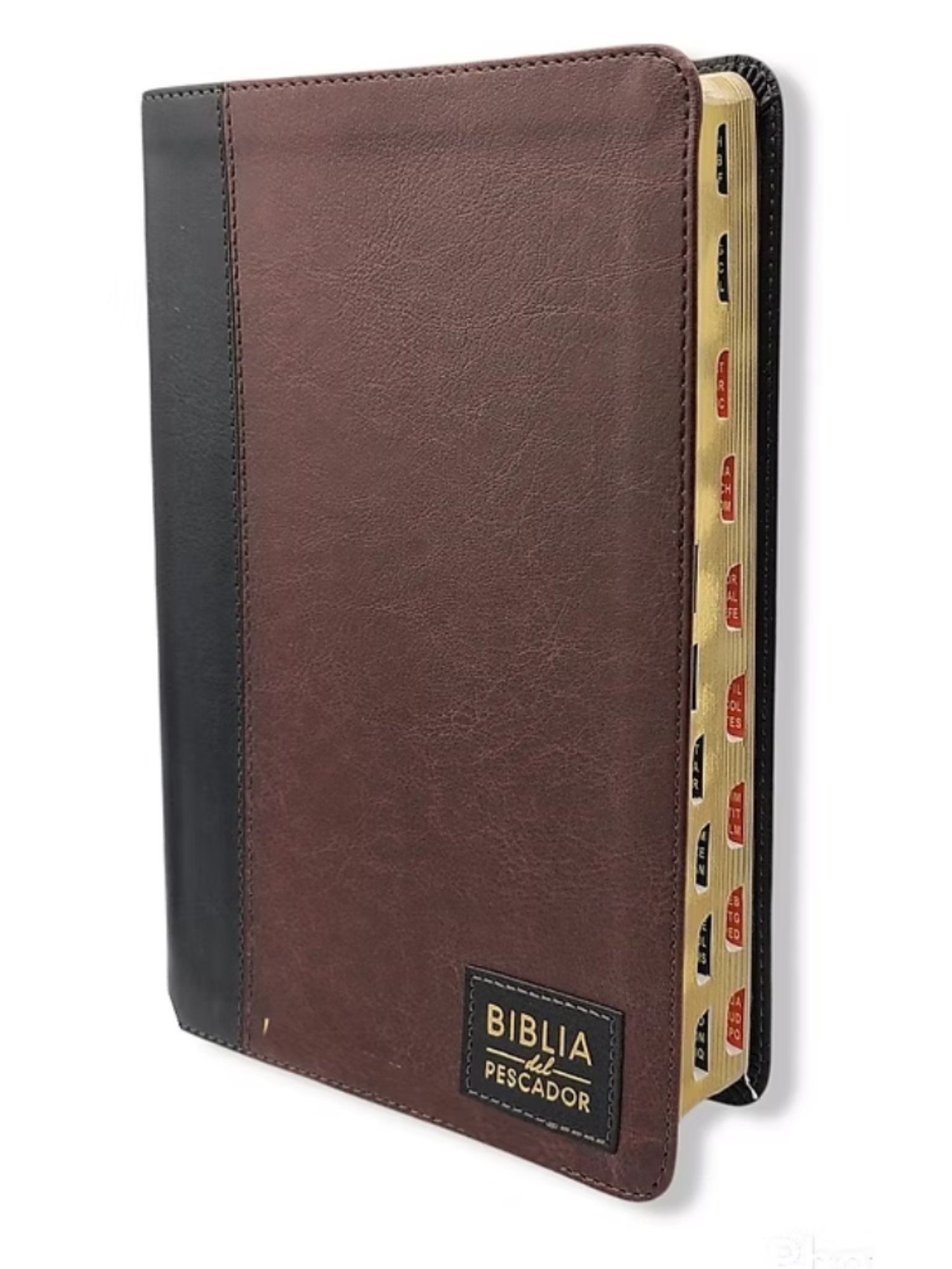 Biblia NTV Del Pescador Café Oscuro - Simil Piel Con Índice 4 Biblia NTV Del Pescador Café Oscuro - Simil Piel Con Índice - Image 4