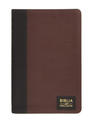 Biblia NTV del pescador Café Oscuro - Simil Piel Con Índice