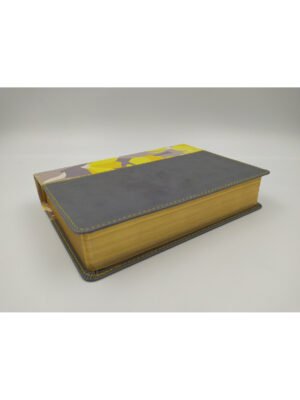 Biblia NTV Letra Grande Compacta Gris-Amarillo