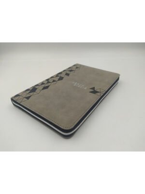 Biblia NTV Hombre Edición Zipper Gris Suave