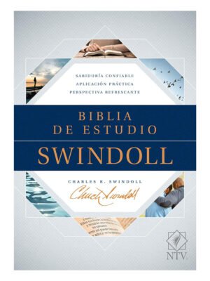 Biblia NTV de estudio Swindoll Tapa dura Azul