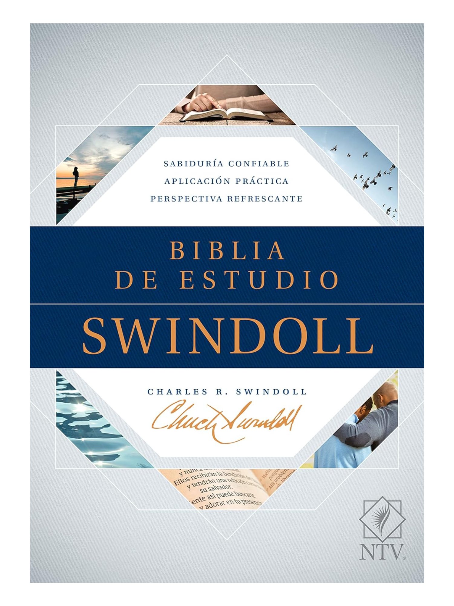 BIBLIA DE ESTUDIO SWINDOLL NTC HC BLU NTV 1 Biblia NTV de estudio Swindoll Tapa dura Azul