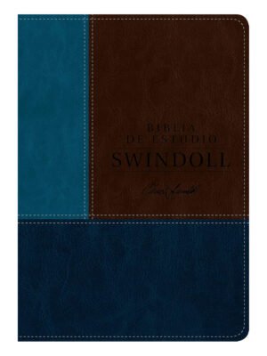 Biblia NTV de estudio Swindoll Tapa Dura Café- Azul-Turquesa
