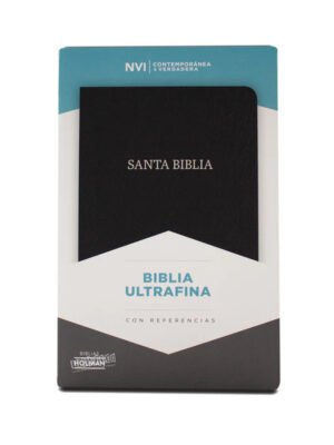 Biblia NVI Ultrafina Negro Con Índice