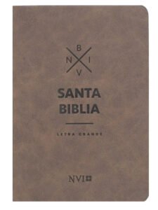 Biblia NVI 040CLG Letra Grande Tamaño Mediano, Marrón