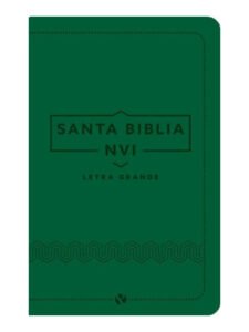 Biblia NVI Cuero Italiano Verde