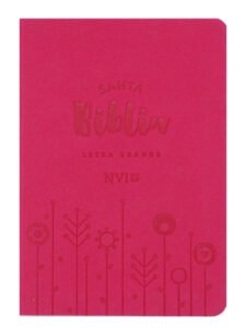 Biblia NVI 040CLG Letra Grande Tamaño Mediano, Fucsia