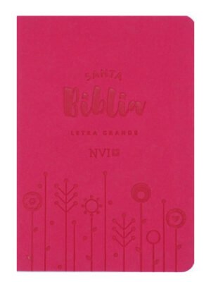 Biblia NVI 040CLG Letra Grande Tamaño Mediano, Fucsia