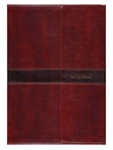 Biblia NVI Letra Super Gigante Marrón Índice Imán