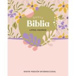 Biblia NVI Letra Grande Rustica Flores