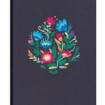 Biblia NVI Letra Super Gigante Azul Bordado Negra