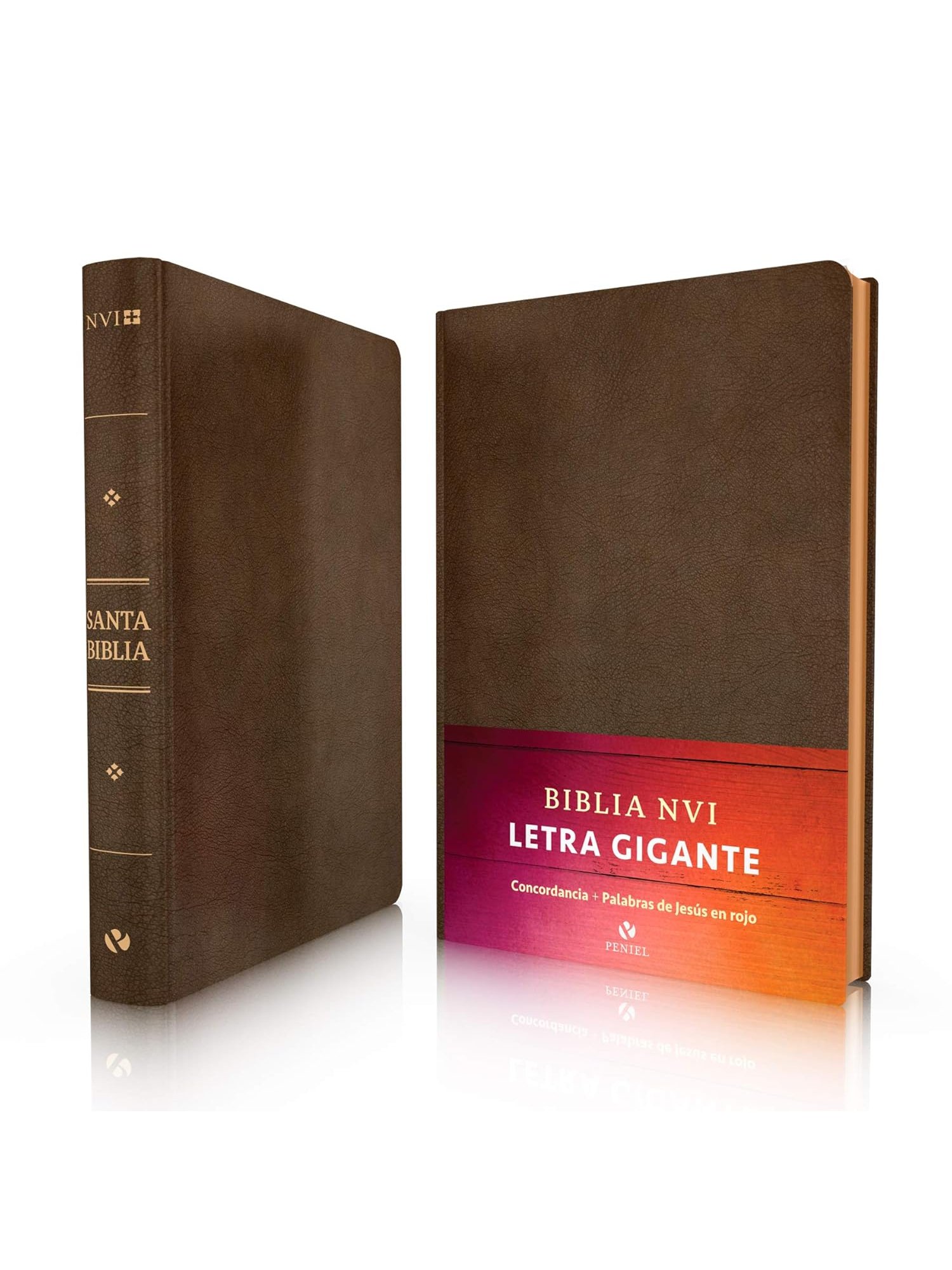 Biblia NVI Letra Gigante, Marrón 2 Biblia NVI Letra Gigante, Marrón - Image 2