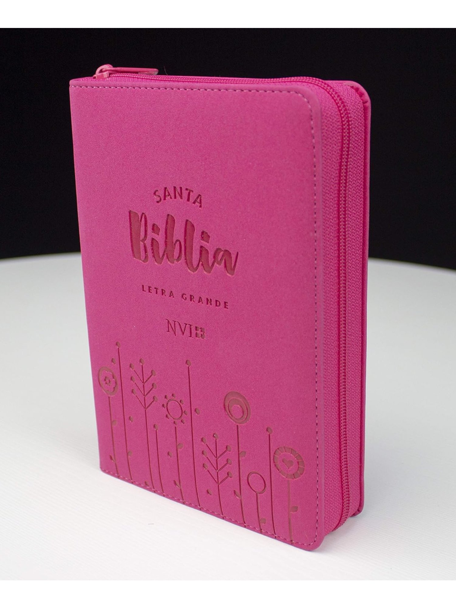 Biblia NVI 040CLG Letra Grande Tamaño Mediano Con Cierre, Fucsia 1 Biblia NVI 040CLG Letra Grande Tamaño Mediano Con Cierre, Fucsia