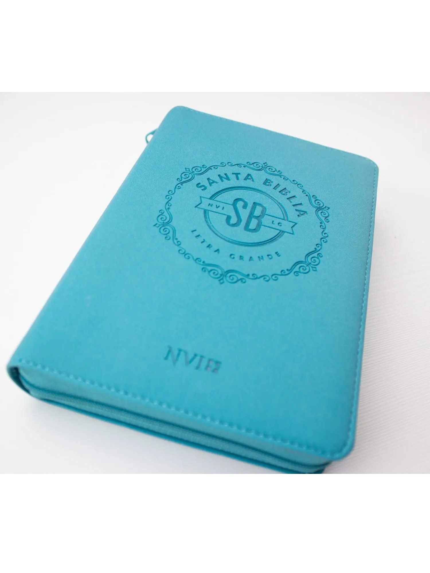 NVI Biblia 040 CLG Turquesa Zipper 3 NVI Biblia 040 CLG Turquesa Zipper - Image 3