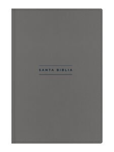 Biblia NVI una Columna Gris Símil Piel 6 Biblia NVI Texto Revisado Con Referencia Gris
