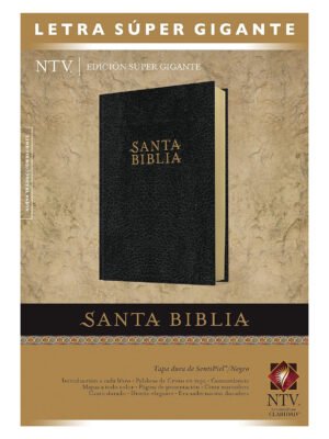 Biblia NTV Letra Super Gigante Negra
