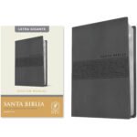 Biblia NTV Letra Gigante Tamaño Manual Piel Gris – imagen 3