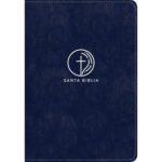 Biblia NTV, Edición zíper Con Letra Grande Sentí Piel, Azul