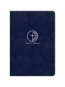 Biblia NTV, Edición zíper Con Letra Grande Sentí Piel, Azul