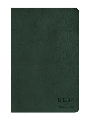 Biblia Del Pescador NVI Letra Grande Símil Piel, Verde