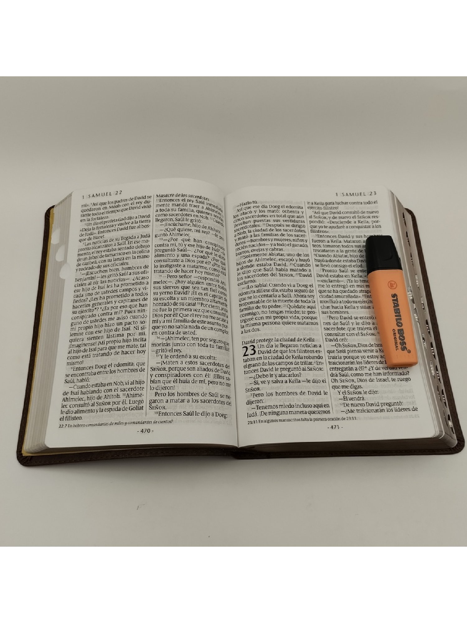 Biblia NTV Letra Gigante Tamaño Manual Piel Café Con Indice 5 Biblia NTV Letra Gigante Tamaño Manual Piel Café Con Indice - Image 5