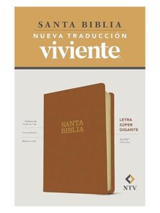 Biblia NTV Letra Gigante Negra 8 Biblia NTV Letra Super Gigante Café Claro