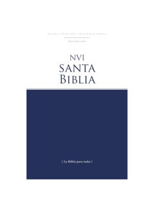 Biblia NVI Misionera Revisión 2022, Tapa rústica