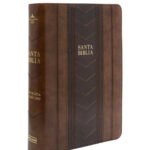 Biblia RVR 1960 Letra Grande Tamaño Manual Símil Piel Marrón – imagen 3
